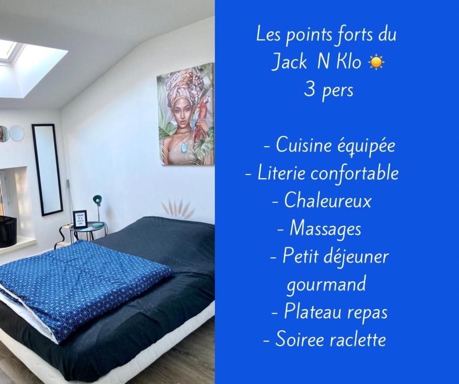Le Jack' N Klo, Acces Terrasse De L'Etablissement Apartment Rives  Ngoại thất bức ảnh